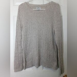 Croft & Barrow Men's Light Gray Crewneck Sweater
